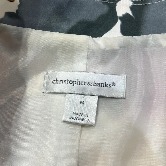 Christopher & Banks Multicolor Floral Blazer - Picture 4 of 5